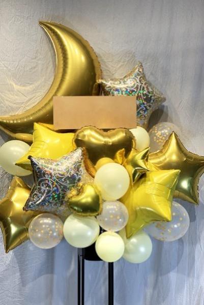 前向きな気分にさせてくれるバルーンスタンド