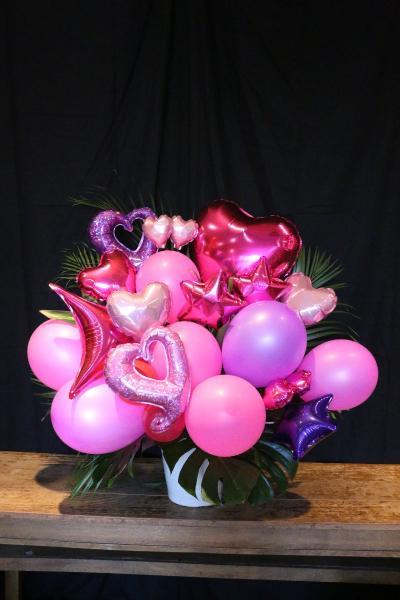 やわらかい雰囲気を持つバルーンギフト